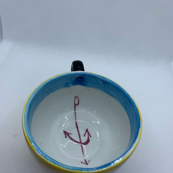 Italian pottery 3 piece serving set - Picture 5 of 16